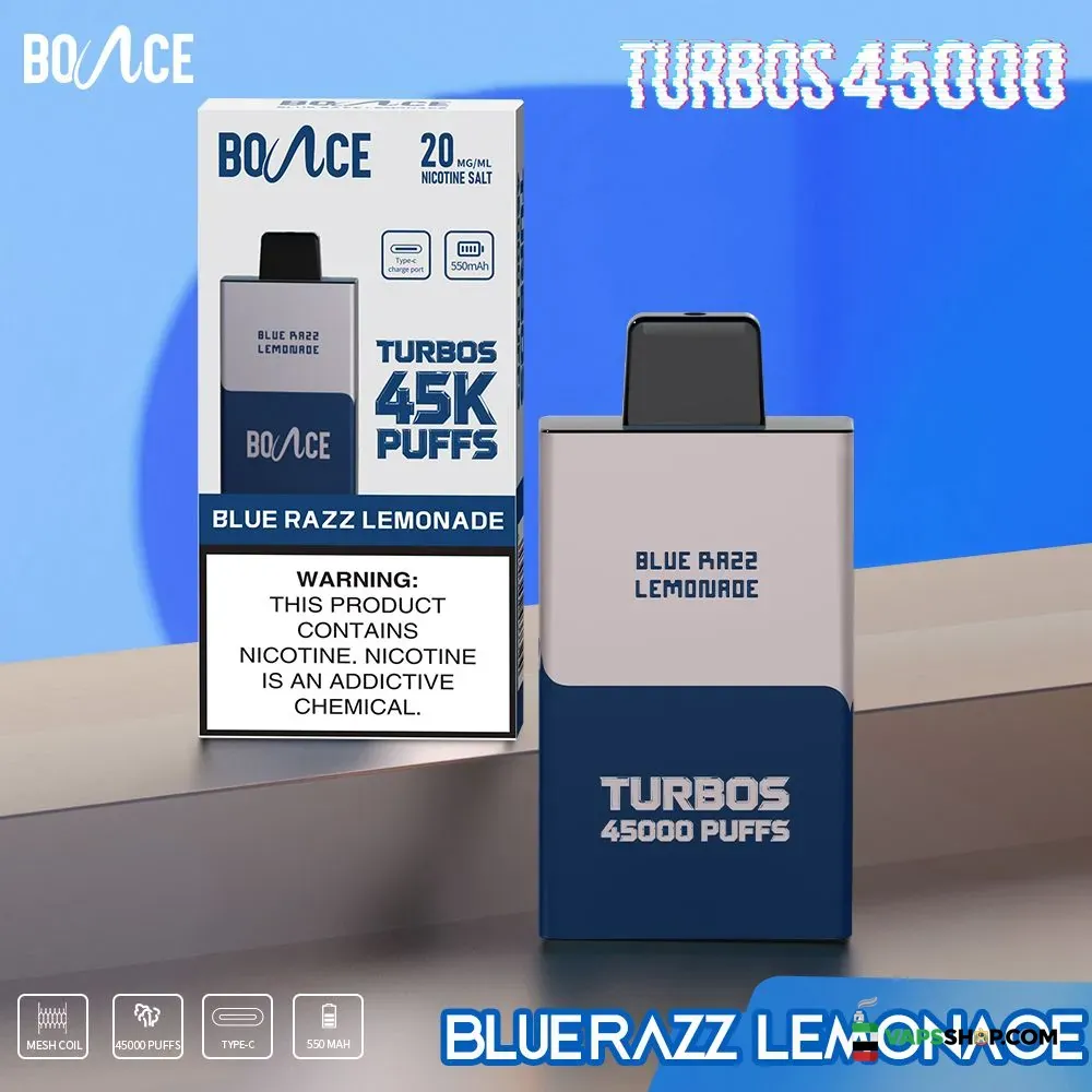 bounce-x-turbo-45000-puffs-disposable-vape-in-dubai-uae-blue-razz-lemonade