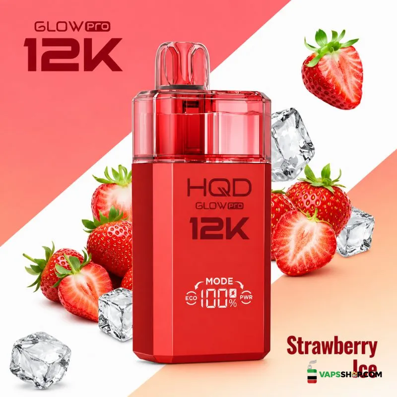 hqd-glow-pro-12000-puffs-disposable-kit-replaceable-pod-system-in-uae-strawberry-ice