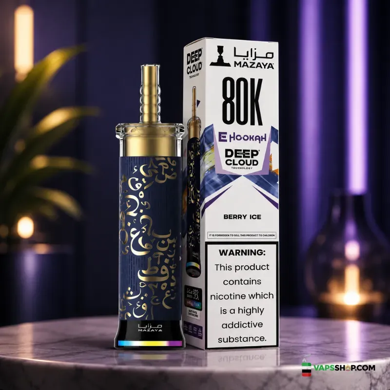 mazaya-ehookah-deep-cloud-80000-puffs-6mg-disposable-vape-in-dubai-berry-ice.
