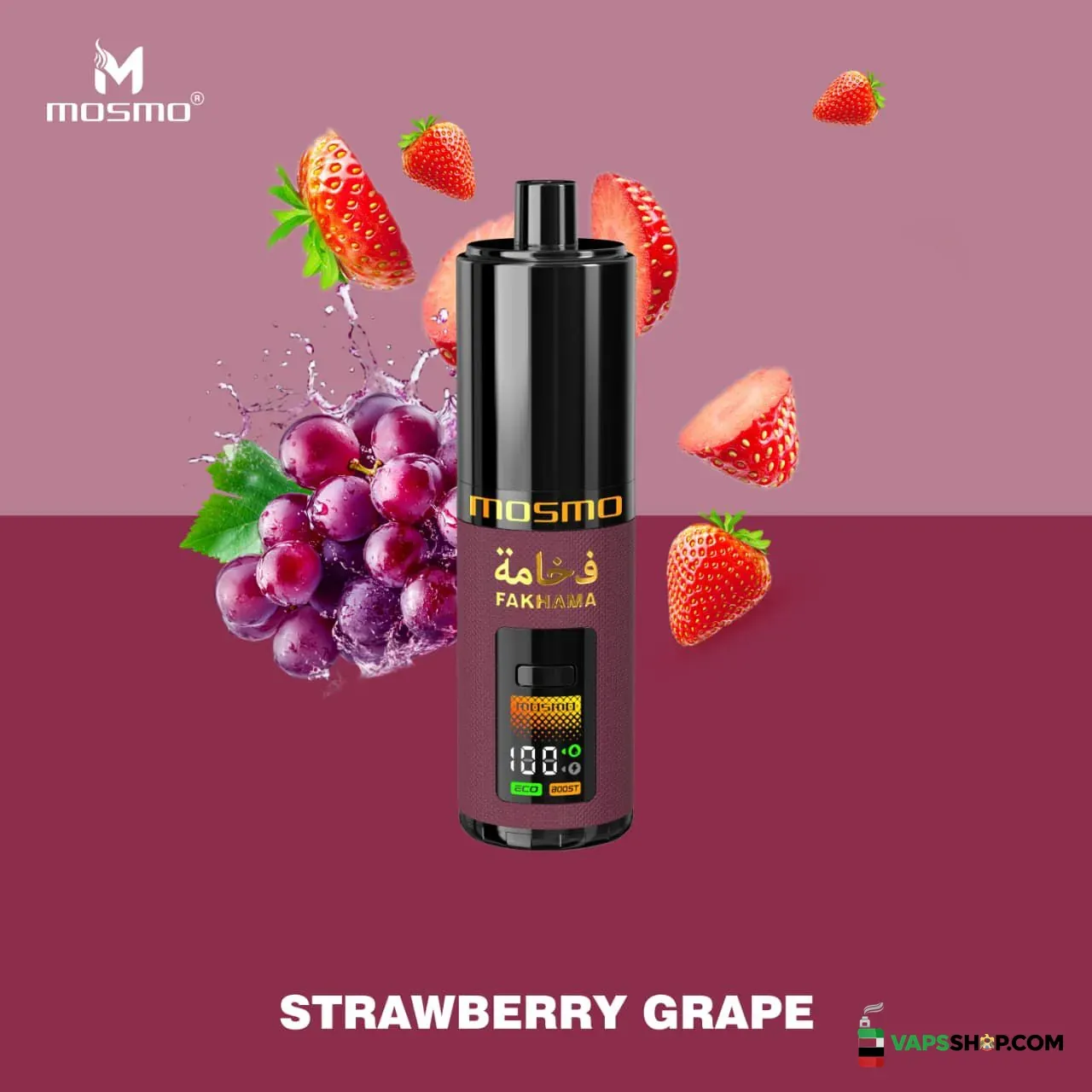 mosmo-fakhama-60k-disposable-vape-in-uae-strawberry-grape