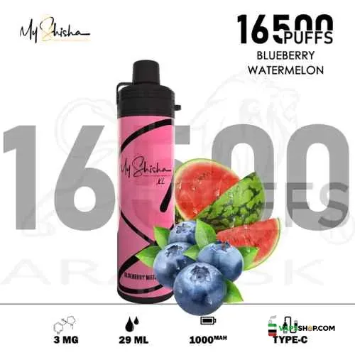 my-shisha-xl-16500-puffs-3mg-nicotine-rechargeable-disposable-vape-in-dubai-blueberry-watermelon.