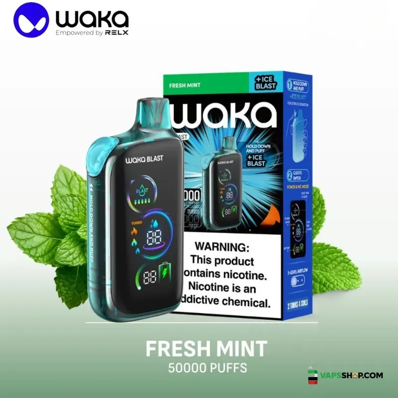 waka-blast-50000-puffs-disposable-vape-50mg-in-the-uae-fresh-mint.