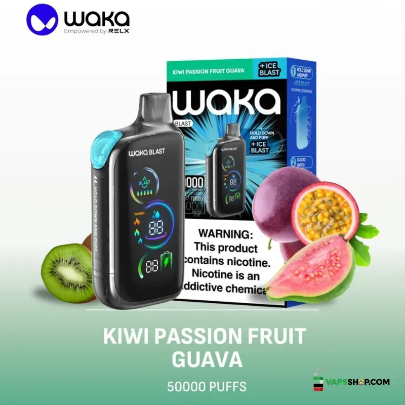 waka-blast-50000-puffs-disposable-vape-50mg-in-the-uae-kiwi-passion-fruit-guava